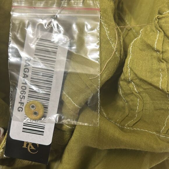 Raga/Chaudry Green Cotton Midi Dress(Size Small) - Picture 13 of 13